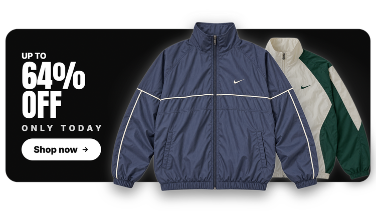 Current Retro Track Jackets display card