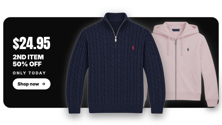 Current Pony Hoodies & Quarter Zips display card