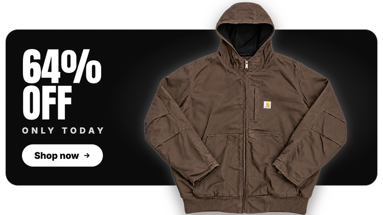 Current Washed Canvas Work Jackets display card